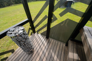 Panoramique 2-Person Modern Glass Sauna
